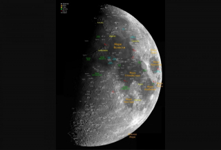 На Ставрополье ученик детского технопарка «Кванториум» создал топонимическую карту Луны