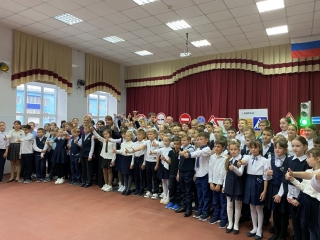 27 сентября 2022г. в МБОУ «СОШ № 5 г. Гурьевска» состоялось торжественное открытие детской учебной площадки «Авторгад».